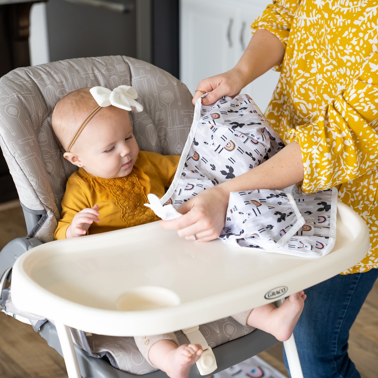 BABYBOET Long Sleeve Baby Bib Set 2PCS, Toddler Bib, Smock - Waterproof, Wipe Clean, Machine Washable with Food Catcher Pocket. 6-36Months