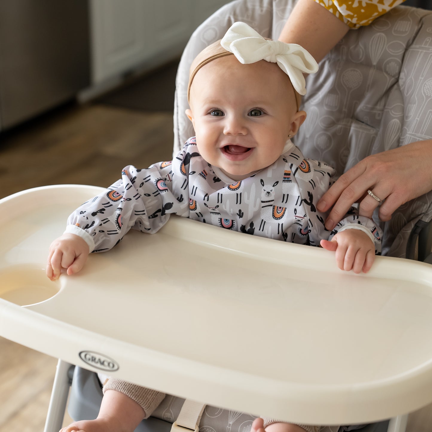 BABYBOET Long Sleeve Baby Bib Set 2PCS, Toddler Bib, Smock - Waterproof, Wipe Clean, Machine Washable with Food Catcher Pocket. 6-36Months