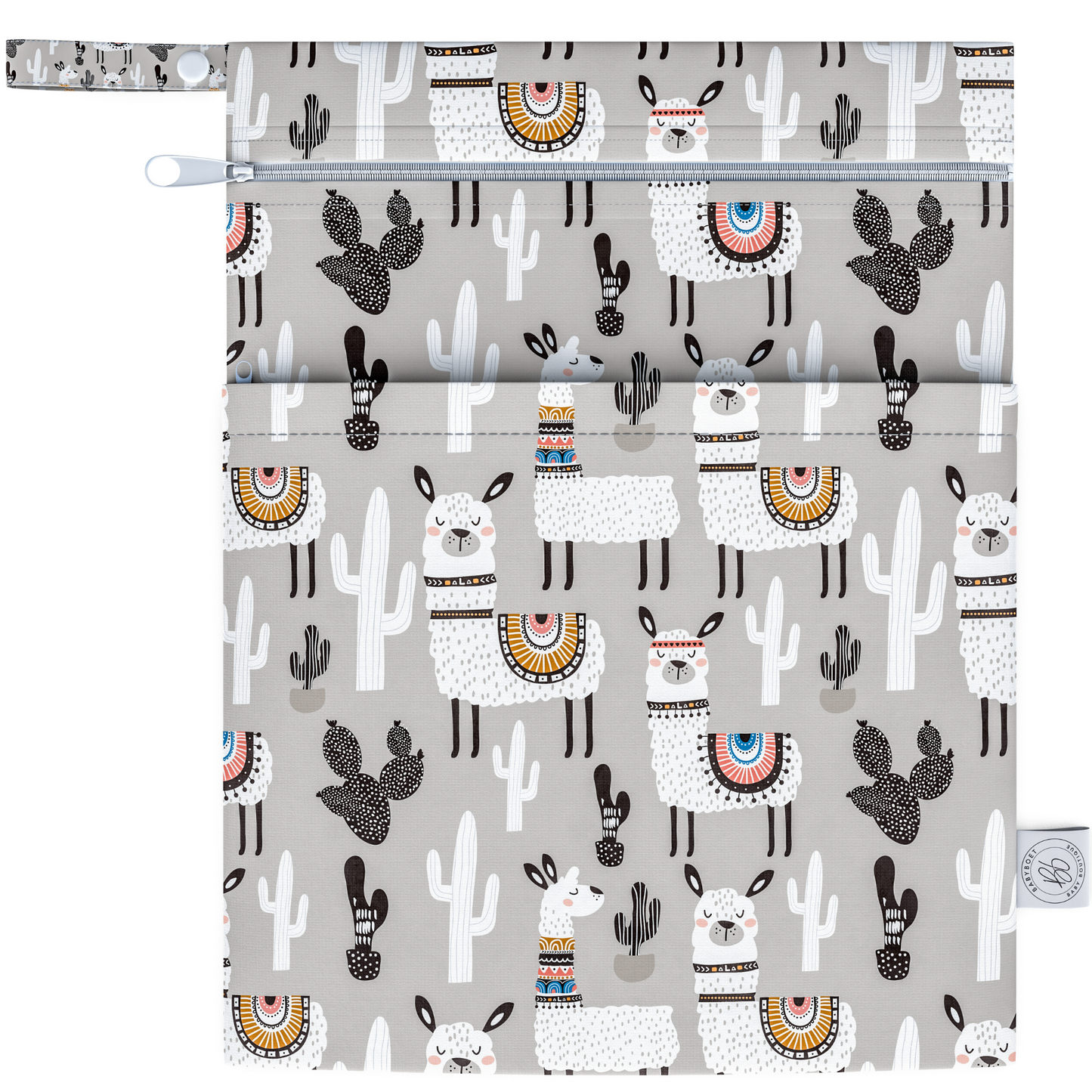 Wet Dry Bags Waterproof Reusable with Double Zippered Pockets Travel Beach Pool Daycare Baby Items Yoga Gym Bag L30x40cm