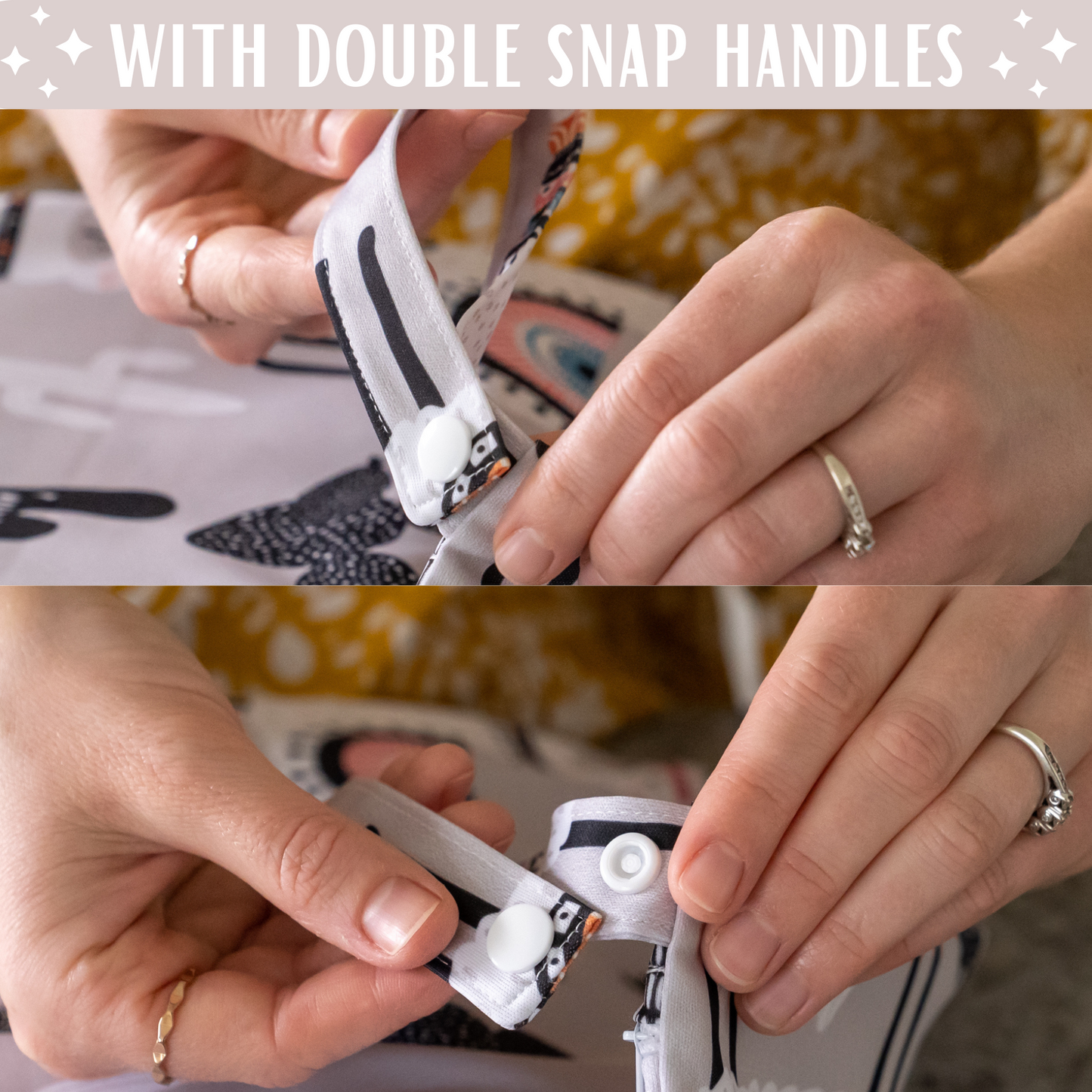 Wet Dry Bags Waterproof Reusable with Double Zippered Pockets for Travel Beach Pool Baby Items Breast Pump Parts or Wet Clothes (X Large, Alpaca,1)