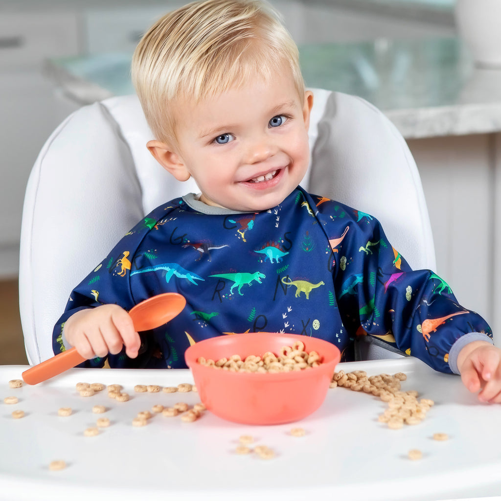 Babyboet Long Sleeve Waterproof Baby Bib – 3 Pack