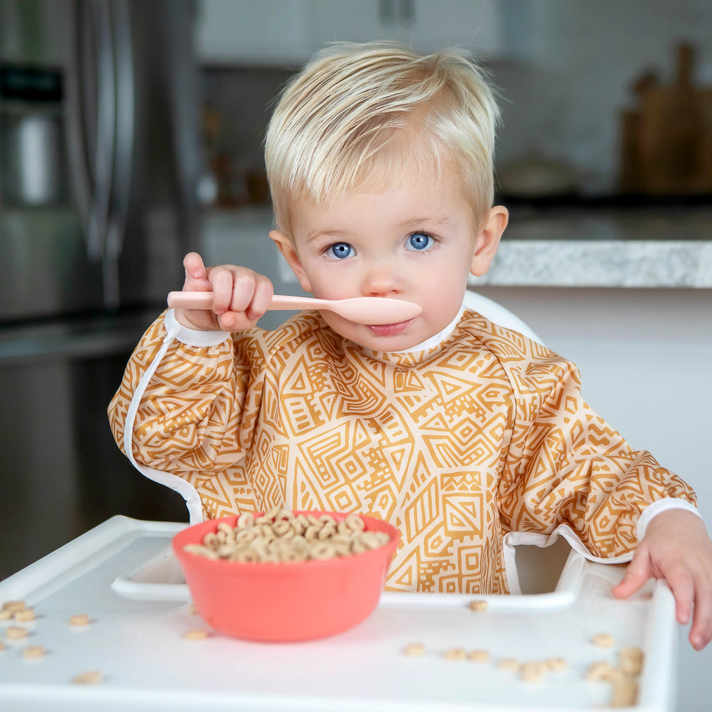 Babyboet Long Sleeve Waterproof Baby Bib – 3 Pack