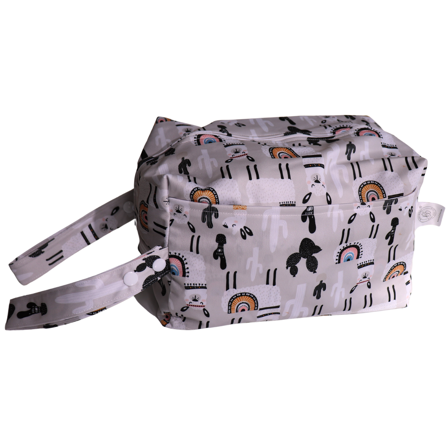 Wet Dry Bags Waterproof Reusable with Double Zippered Pockets for Travel Beach Pool Baby Items Breast Pump Parts or Wet Clothes (X Large, Alpaca,1)